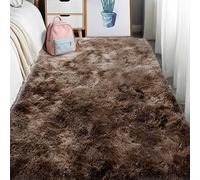 ZTAOPSH Imitación Mullida Alfombras 230 x 240 cm Fluffy Alfombra Peluda Salon Resistente a La Intemperie para Sala de Estar, Comedor, Habitación de Niños, Dormitorio, Marrón
