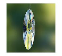 ZTBH 1 Uds. Lámpara de prismas facetada de cristal colgante de 120mm decoración colgante