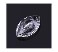 ZTBH 1 Uds. Prisma de cristal transparente de 5cm, colgantes de cristal brillantes, decoración