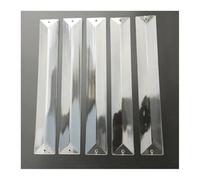 ZTBH 10 Uds. Prismas de cristal acrílico largo rectangulares de 150mm K9 colgante de gota transparente candelabro decoración del hogar