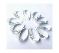 ZTBH 20 unids/lote 38mm Color claro candelabro de cristal prismas colgantes cristal liso decoración del hogar