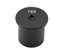 ZTBH Kit de Accesorios para microscopios 16x 23.2mm Océtro de microscopio biológico óptico Portaobjetos de microscopio (Color : Black)