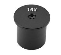 ZTBH Kit de Accesorios para microscopios 23.2mm 16x Otoño de microscopio biológico óptico Portaobjetos de microscopio (Color : Black)