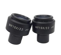 ZTBH Kit de Accesorios para microscopios 23.2mm Wf10x / 22 Ajuste del microscopio biológico Ocular óptico. Portaobjetos de microscopio (Color : One Pair)