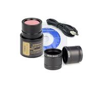 ZTBH Kit de Accesorios para microscopios 30 30.5 mm 5MP Microscopio estéreo biológico del Ocular Digital Portaobjetos de microscopio (Color : 5MP)