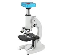 ZTBH Kit de Accesorios para microscopios 4 0X 100x 160x 640x Microscopio biológico monocular Portaobjetos de microscopio (Color : 48MP 2K HDMI USB)
