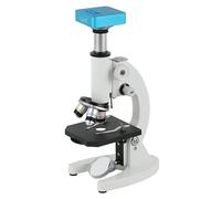 ZTBH Kit de Accesorios para microscopios 4 0X 100x 160x 640x Microscopio biológico monocular Portaobjetos de microscopio (Color : HDMI USB)