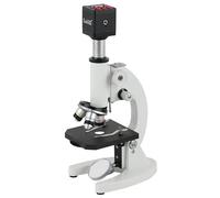 ZTBH Kit de Accesorios para microscopios 4 0X 100x 160x 640x Microscopio biológico monocular Portaobjetos de microscopio (Color : HDMI VGA 2)