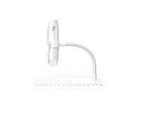 ZTBH Kit de Accesorios para microscopios 8 LED 1000x Cámara de microscopio Digital de la Industria Portaobjetos de microscopio (Color : White)