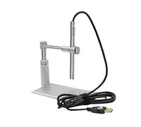 ZTBH Kit de Accesorios para microscopios 8 LED 500X Soporte de cámara de microscopio Digital Portaobjetos de microscopio