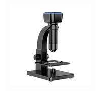 ZTBH Kit de Accesorios para microscopios Microscopio Digital biológico 2000X, con 11 Ajustable. DIRIGIÓ Luces Portaobjetos de microscopio (Color : Black)