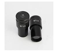 ZTBH Kit de Accesorios para microscopios Ocular de Gran Angular for microscopio biológico, 5X 10x 16x 20x 25x 30x Interfaz 23.2 Lente Portaobjetos de microscopio (Color : WF5X Single)