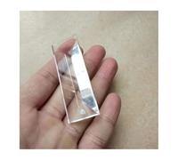 ZTBH Prisma de barra de cristal transparente, accesorios de lámpara de máquina de 22x63mm con un solo orificio(10 pieces)