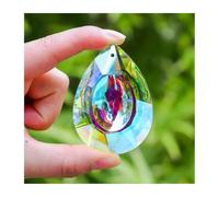 ZTBH Prismas de cristal K9, candelabro grande facetado de 60mm, colgante de cristal, 1 Uds.