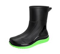 ZTBKW Botas de lluvia para hombre, antideslizantes, impermeables, medias de goma, botas de jardín, botas de agua al aire libre, botas de goma para pesca, botas de goma monocromáticas para hombre