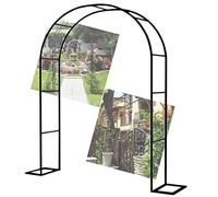 ZTCHSENZT Arco de jardín de 80 cm a 350 cm de ancho, marco de acero, para decoración elegante y plantas trepadoras de jardín, 300 x 220 cm (ancho x alto)