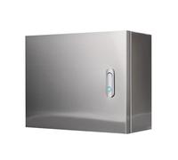 ZTCHSENZT Caja Eléctrica De Acero Inoxidable Ip66 304, Caja De Distribución Impermeable para Uso Interior/Exterior, Armario De Alimentación para El Hogar, Fábrica Y Centro Comerci,Silver-25x30x15cm