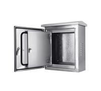 ZTCHSENZT Caja Eléctrica De Acero Inoxidable Ip66 304, Caja De Distribución Impermeable para Uso Interior/Exterior, Armario De Alimentación para El Hogar, Fábrica Y Centro Comerci,Silver-50x40x30cm