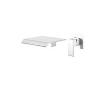 ZTCHSENZT Grifo Monomando De Baño En Cascada con Función De Agua Fría Y Caliente, Diseño Redondo,Silver