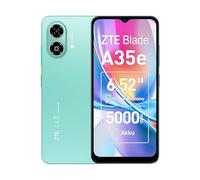 ZTE Blade A35e Smartphone sin contrato, pantalla HD de 6,52 pulgadas, 2 GB de RAM + 64 GB de memoria, batería de 5000 mAh, Android 13, Dual SIM, verde