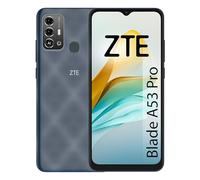 ZTE Blade A53 Pro, Smartphone 6.52" HD+, 4GB RAM, 64GB Almacenamiento, Doble cámara 13MP, Batería de 5000mAh, Sensor de Huella, Dual SIM, Color Midnight Blue