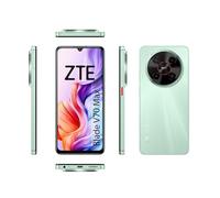 ZTE Blade V70 MAX, Smartphone Libre, 4GB+256GB, Pantalla HD+ 6,9" 120Hz, Cámara 50MP con IA, Batería 5000mAh, Carga Rápida 18W, Android 15, Incluye Funda y Protector, Verde