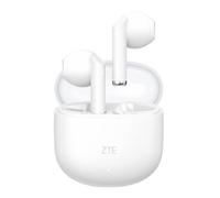 ZTE Buds 2 Auriculares Inalámbricos, Bluetooth 5.3, Batería 310mAh / 30mAh, Carga USB-C, Micrófono HD, Control Táctil, Asistente de Voz, Resistencia al Agua IPX4, Blanco