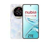 ZTE Nubia Focus 2 Ultra 5G, Smartphone Libre con IA, 8GB+512GB, Lente Giratorio, Pantalla AMOLED 6,8", Cámara 50MP con IA, Botón capturador, Batería 5000mAh, Android 15, Incluye Funda, Blanco
