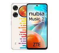 ZTE Nubia Music 2, Smartphone Libre, 4GB+128GB, Altavoz 95db, Luces LED, Pantalla HD+ 6,7" 120Hz, Cámara 50MP con IA, Batería 5000mAh, Android 14, Incluye Funda y Protector, Color Melody Wave