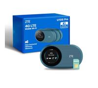 ZTE U10S Pro Blue, 4G + LTE Mobile Wi-Fi 6, enrutador de Viaje portátil Desbloqueado y económico, Conecta 32 Dispositivos, 3000 mAh, 10 Horas de duración de la batería, Funciona en Todas Las Redes