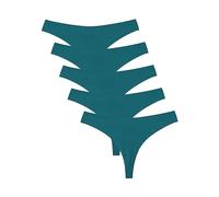 ZTFYKLIN Bragas Algodon Mujer Los Deportes De Las Mujeres Escritos 5Pc La Seda Inconsútil del Hielo Se Divierten Tanga Inferior Algodón (Blue, S) Moldeadoras para Braga Faja Grandes Tangas