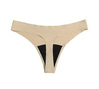 ZTFYKLIN Bragas Mujer Algodon Bañador Fisiológico Menstrual para Mujer, A De Fugas, Bikini 4, Interior (Beige, L) Tangas Divertidos 100% Braga Pantalon Amarilla Talle Alto Brasileñas Ropa Tanga