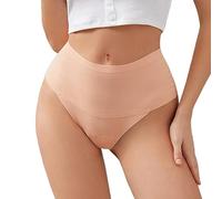 ZTFYKLIN Bragas Mujer Algodon Interior De Seda Hielo Talla Grande Sin para Tanga Transpirable Algodón (Khaki, L) Costuras Braga Bikini Combinación Ropa Even Cacheteros Invisible Invisibles Broma