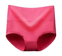 ZTFYKLIN Bragas Postparto Fajas De Cintura Alta para Mujer Braguitas Levantamiento Glúteos Adelgazar El Vientre (J, XL) Tanga Feo Bikini Brasileño We Are Mama Algodon Talle Alto Reductoras Sin