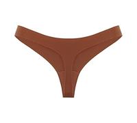 ZTFYKLIN Bragas Postparto Hot Girls Sexy Cintura Panty Interior Bikini String Tangas Sin Nylon Sólido Seda De Hielo (E, XXL) Menstruales Mujer Algodon Talla Grande para Altas Costuras Tanga