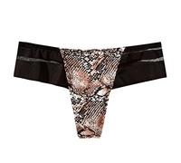 ZTFYKLIN Bragas Postparto Interior De Mujer Tangas Bikini T String Tanga Ladie Breve (Brown, XL) Faraly Cintura Alta Menstruales Flujo Muy Abundante 100 Algodon Even Mini Parte Abajo Lencería
