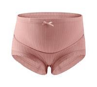 ZTFYKLIN Bragas Rojas De Maternidad Algodón por Encima/Debajo del Bulto, Interior con Ribete Encaje, Recuperación C M 5XL (Pink, XXXXL) Braga Bañador Mujer Reductoras Abdomen Cotton Underwear