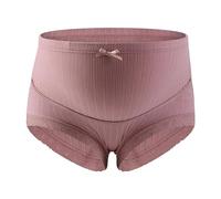 ZTFYKLIN Bragas Rojas De Maternidad Algodón por Encima/Debajo del Bulto, Interior con Ribete Encaje, Recuperación C M 5XL (Watermelon Red, L) Niña 14 Años Braguitas Japonesas En Ropa Pack Mujer