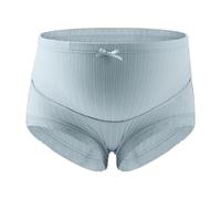 ZTFYKLIN Bragas Rojas De Maternidad Algodón por Encima/Debajo del Bulto, Interior con Ribete Encaje, Recuperación C M 5XL (Blue, XXXL) Cuello Algodon Reductoras Mujer Abdomen Push Up Princesa