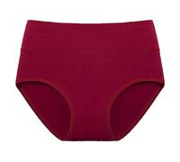 ZTFYKLIN Bragas Rojas Fin De Año Interior Grande Y Cómoda para Mujer, Cintura Media Sin Rieles, Parte Inferior Algodón, con Caderas Levantadas, Abdomen Contraído, Pantalones Triangulares Rastro