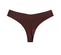 ZTFYKLIN Bragas Rojas Hot Girls Sexy Cintura Panty Interior Bikini Tangas Sin Costuras Nylon Sólido Seda De Hielo (C, S) Braguitas Mujer Ropa Termica Braga Reductor Barriga Algodon Talle Alto