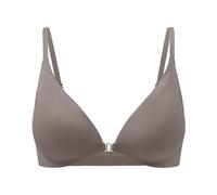 ZTFYKLIN Bralette Triángulo Sexy para Mujer, Cómodo Sujetador, Cierre Frontal, V Profundo, Sin Costuras, Inalámbrico, Ajustable Sujetadores Blancos (Grey, L) Dim Tirantes Aros Push Up Espalda