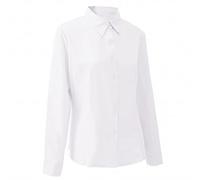 ZTFYKLIN Camiseta Mujer Camisa De Manga Larga Ajustada Delgada Múltiples Tamaños Elección Grande Ocasiones (White, L) Tops Ropa Fiesta Top Encaje Camisas Tallas Grandes Blusas Elegantes sobre