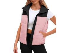 ZTFYKLIN Camisetas Mujer Baratas Plumífero Invierno Mujer Chaleco Mujer Azul Marino Parkas Mujer Invierno Abrigo Rip Curl Hombre Chaqueton Sin Mangas Mujer Largo Lino Mujer Ofertas