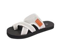 ZTFYKLIN Chanclas Brasileras Mujer Zapatillas De para Primavera, Verano Y Otoño, Malla Transpirable, con Punta Pez, Ligeras, Informales Playa Vacaciones. (White, 36) Casa Suela Dura Sandalias