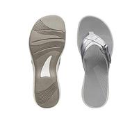 ZTFYKLIN Chanclas Doradas Mujer Flat Slipper Femenino Creative Casual Flop Dedo del Pie (Silver, 41) Sandalias Cruzadas Piscina Boda Ancho Antideslizantes Zapatos Juanetes Ducha Shoes and Blues