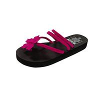 ZTFYKLIN Chanclas Piscina Mujer Pantuflas para Damas Bohemio Cuñas Zapatillas Causal Playa Zapatos Sandalias (Hot Pink, 37) De Tacon Verano Bio Doradas con Plataforma Sandalia Dorada Alpargatas