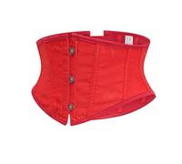 ZTFYKLIN Cinturón De Corsé para Mujer, Bajo El Busto con Ballenas, Cinturones Cintura Retro Bragas Fajas Uctoras Abdomen (Red, S) Black Corset Verde Azul Blanco Mujer Negro Y Rojo Rosa Pirata