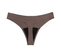 ZTFYKLIN Cuecas Mulher Algodão Bañador Fisiológico Menstrual para Mujer, A De Fugas, Bikini 4, Interior (Brown, XL) Bragas Rojas Mujer Nochevieja Braguita Braga Brasileña Roja Fin Año Seda