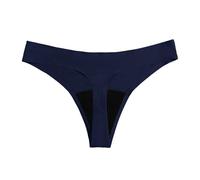 ZTFYKLIN Cuecas Mulher Algodão Bañador Fisiológico Menstrual para Mujer, A De Fugas, Bikini 4, Interior (Blue, L) Bragas Menstruales Flujo Abundante Algodón Tanga Mujer Rojas Talla Grande Ropa